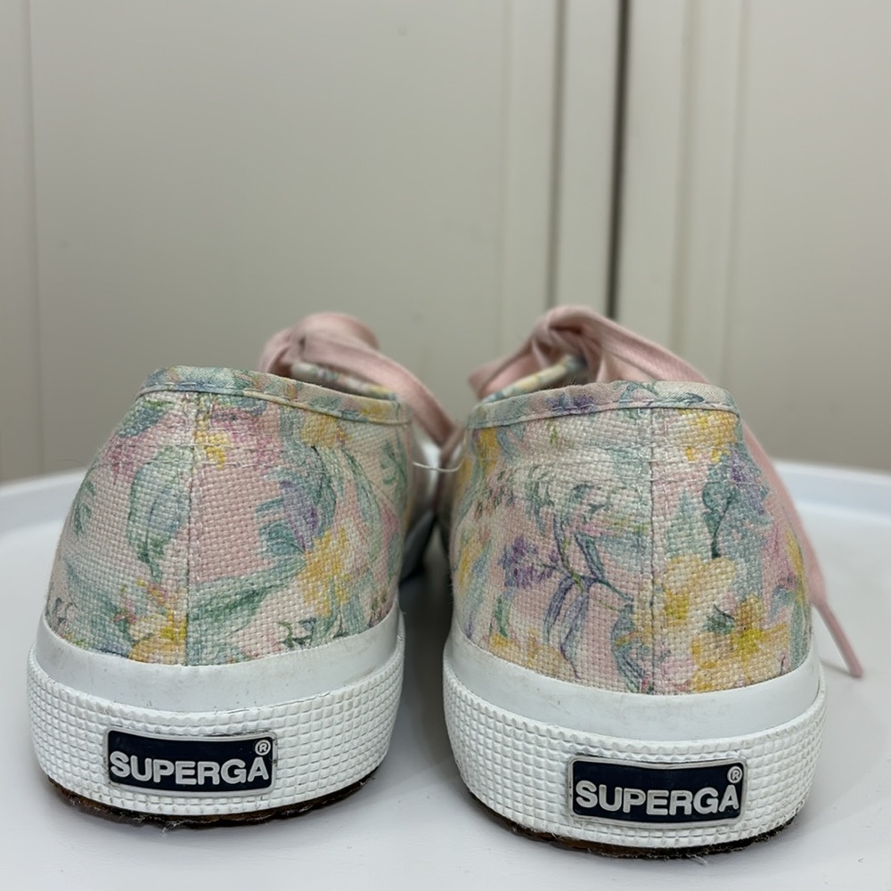 Superga X Loveshackfancy Canvas Floral Print Snea… - image 7